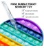 Fidget Toys Pop it - Rainbow CIRCLE 1pcs
