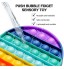 Fidget Toys Pop it - Rainbow Unicon