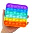Fidget Toys Pop it - Rainbow SQURE