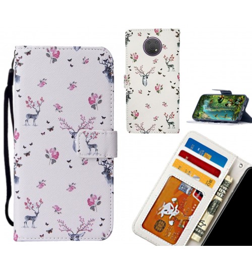 Nokia G10 case leather wallet case printed ID