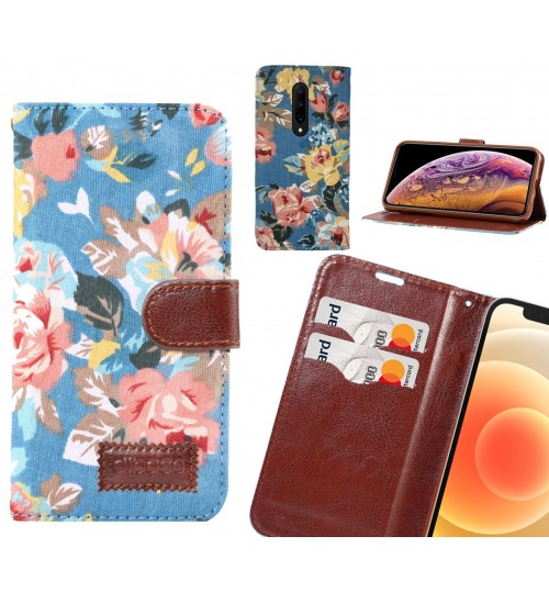 OnePlus 7 Pro Case Floral Prints Wallet Case