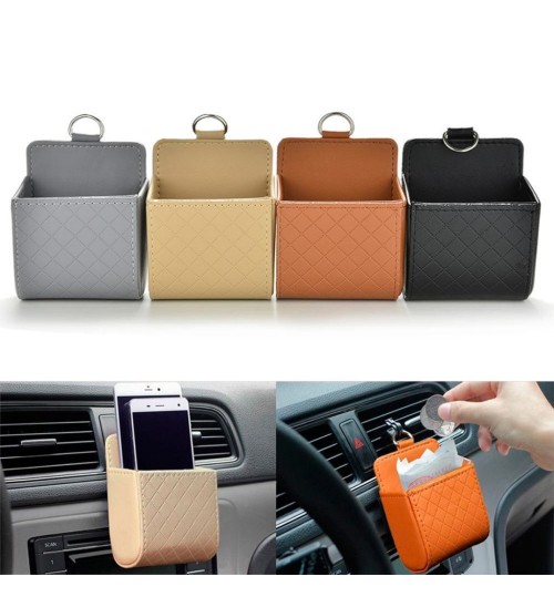 Car Storage Bag Air Conditioner Vent Holder