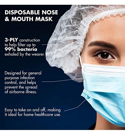 10pcs pack 3-ply Face Mask Anti-Virus