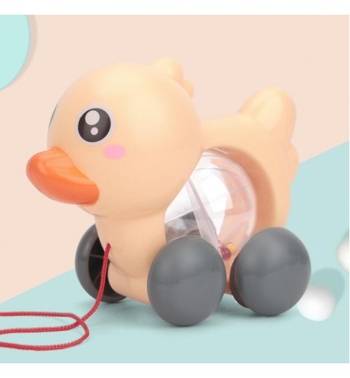 Pull Along Duck Toy Wheel