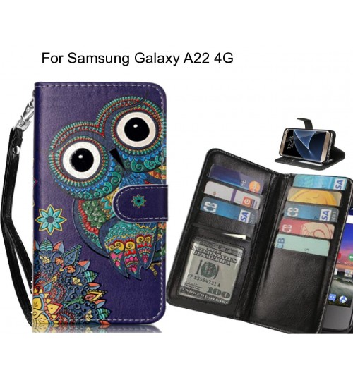 Samsung Galaxy A22 4G case Multifunction wallet leather case