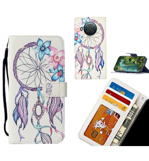 Nokia X10 5G case leather wallet case printed ID