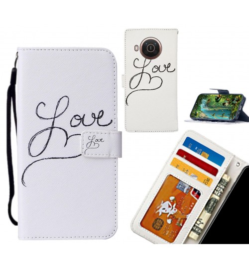 Nokia X20 5G case leather wallet case printed ID