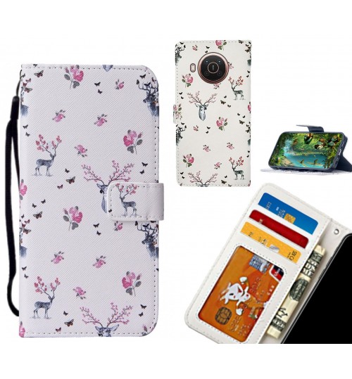 Nokia X20 5G case leather wallet case printed ID