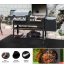 BBQ Fireproof Mat Firepad Cover 120 CM