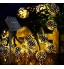 Hollow Ball Wrought Iron 20 LED Solar Light 5M