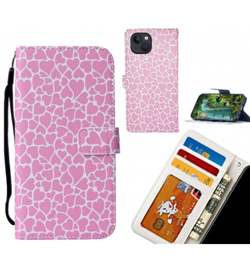 iPhone 13 case leather wallet case printed ID