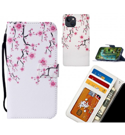 iPhone 13 case leather wallet case printed ID