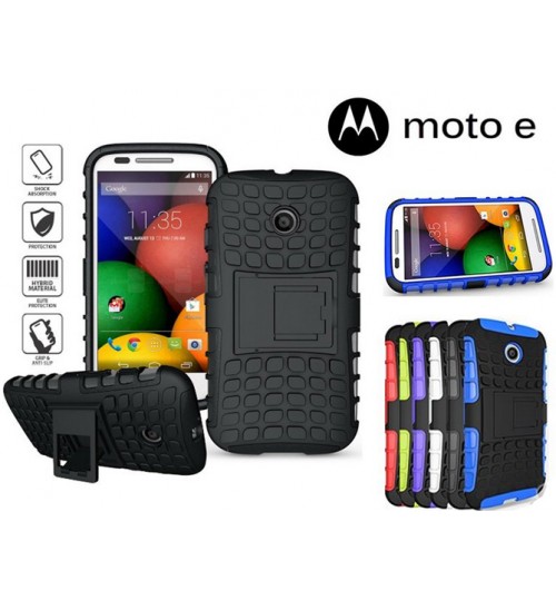 Moto E Case  HV Duty KickStand case+Pen