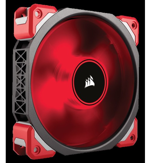 CORSAIR ML120 PRO LED 120mm PREMIUM MAGNETIC LEVITATION FAN - LED RED - SINGLE PACK