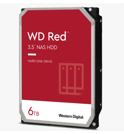 WD RED PLUS 6TB SATA3 128MB CACHE FOR NAS