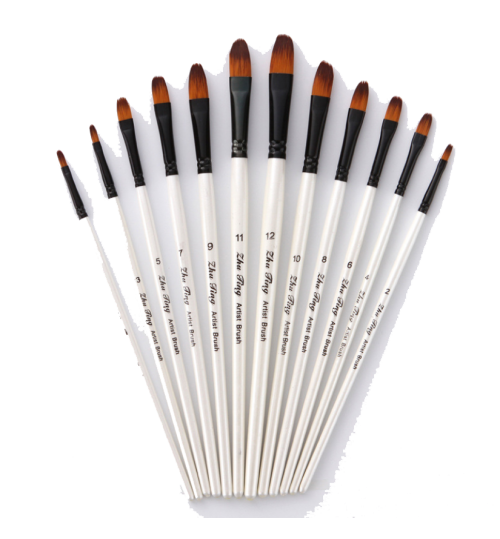 12 Pcs Art Painting Brushes