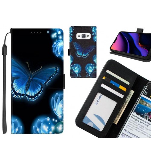 GALAXY J1 2016 case leather wallet case printed ID