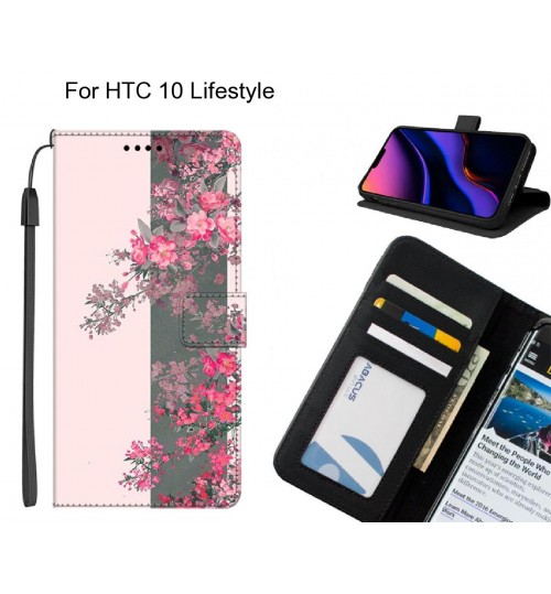 HTC 10 Lifestyle case leather wallet case printed ID