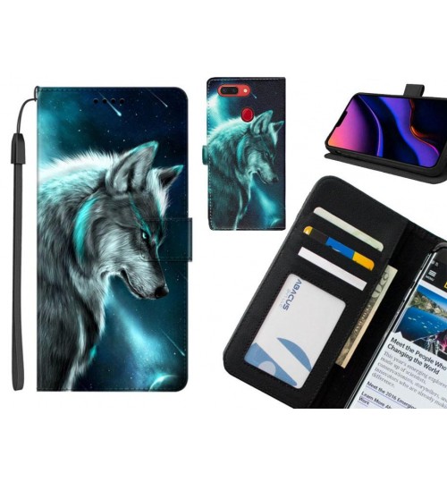 Oppo R15 Pro case leather wallet case printed ID