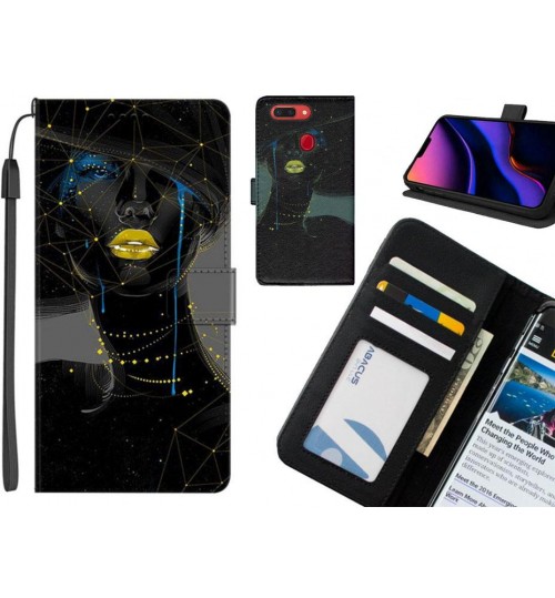 Oppo R15 Pro case leather wallet case printed ID