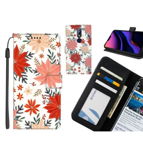 Nokia 7.1 case leather wallet case printed ID