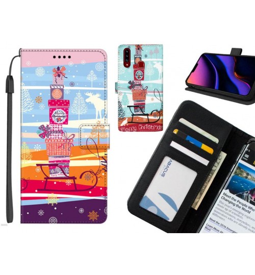 Samsung Galaxy A20s case leather wallet case printed ID