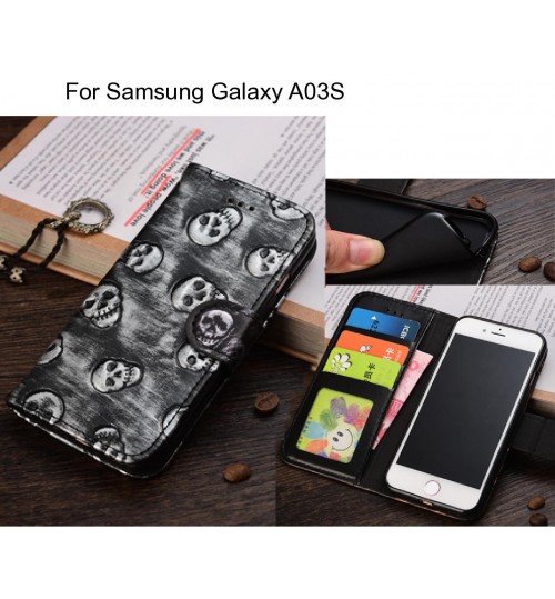 Samsung Galaxy A03S  case Leather Wallet Case Cover