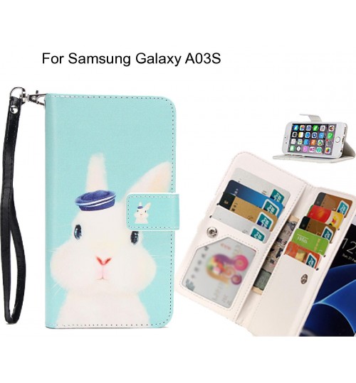 Samsung Galaxy A03S case Multifunction wallet leather case