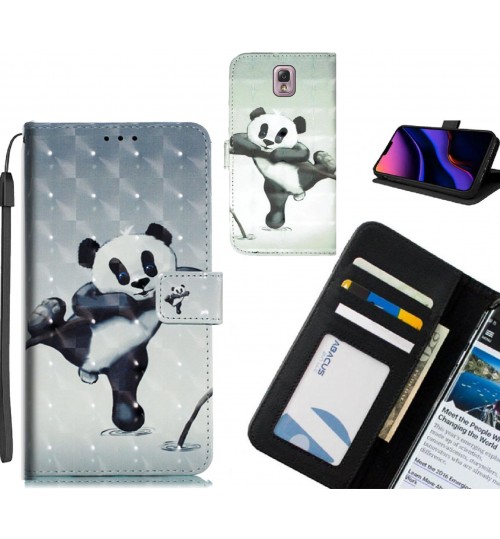 Galaxy Note 3 Case Leather Wallet Case 3D Pattern Printed