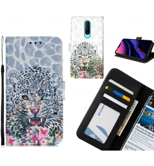 Oppo R17 Pro Case Leather Wallet Case 3D Pattern Printed