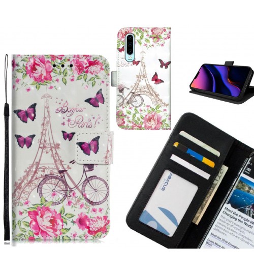 Huawei P30 Case Leather Wallet Case 3D Pattern Printed