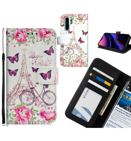 Huawei P30 PRO Case Leather Wallet Case 3D Pattern Printed