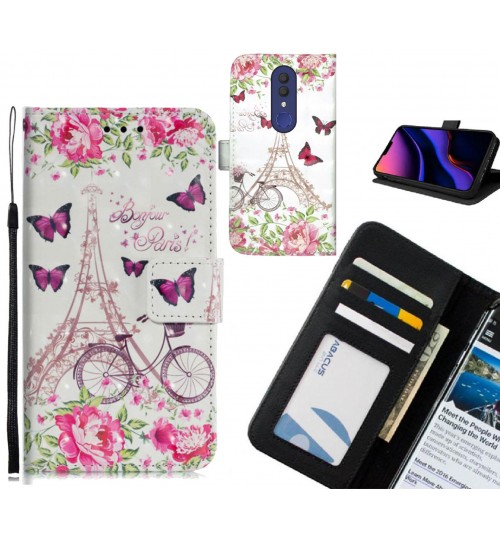 Alcatel 1x Case Leather Wallet Case 3D Pattern Printed