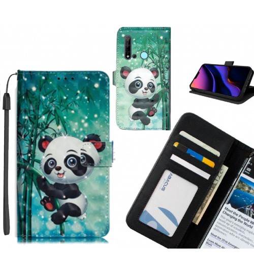 Huawei nova 5i Case Leather Wallet Case 3D Pattern Printed