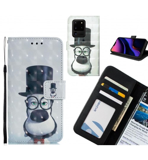 Galaxy S20 Ultra Case Leather Wallet Case 3D Pattern Printed