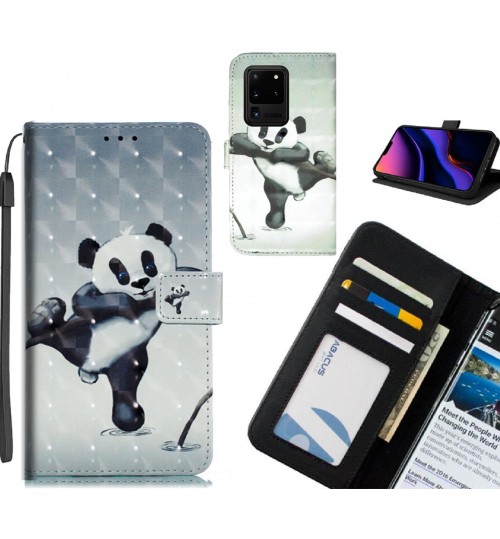 Galaxy S20 Ultra Case Leather Wallet Case 3D Pattern Printed