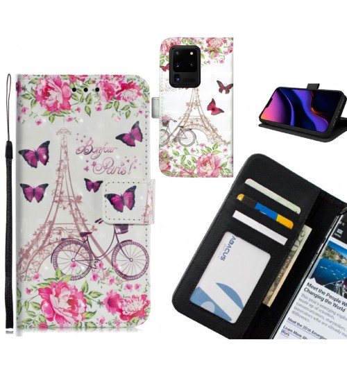 Galaxy S20 Ultra Case Leather Wallet Case 3D Pattern Printed