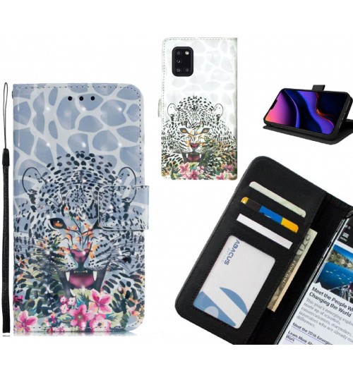 Samsung Galaxy A31 Case Leather Wallet Case 3D Pattern Printed