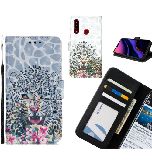 Samsung Galaxy A20s Case Leather Wallet Case 3D Pattern Printed