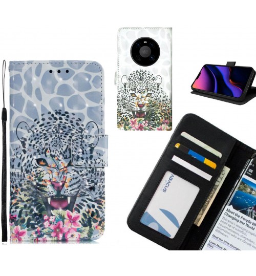 Huawei Mate 40 Case Leather Wallet Case 3D Pattern Printed