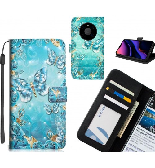 Huawei Mate 40 Case Leather Wallet Case 3D Pattern Printed