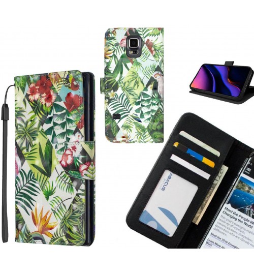 Galaxy S5 Case Leather Wallet Case 3D Pattern Printed