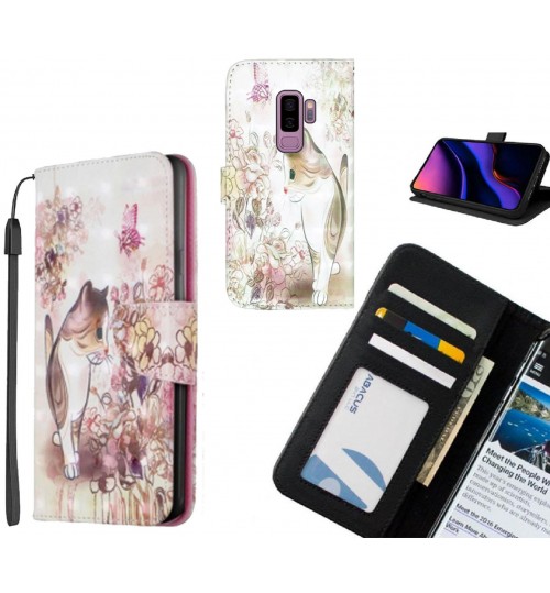 Galaxy S9 PLUS Case Leather Wallet Case 3D Pattern Printed