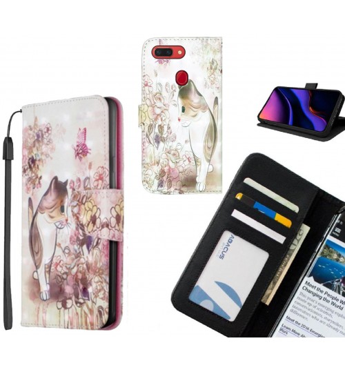 Oppo R15 Pro Case Leather Wallet Case 3D Pattern Printed