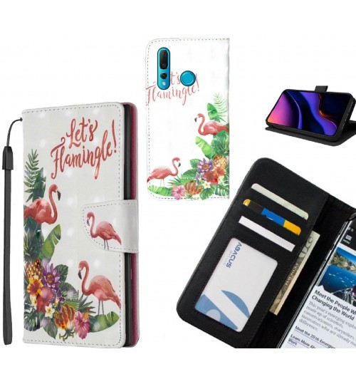 Huawei nova 4 Case Leather Wallet Case 3D Pattern Printed
