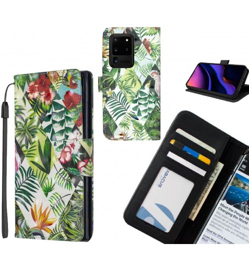 Galaxy S20 Ultra Case Leather Wallet Case 3D Pattern Printed