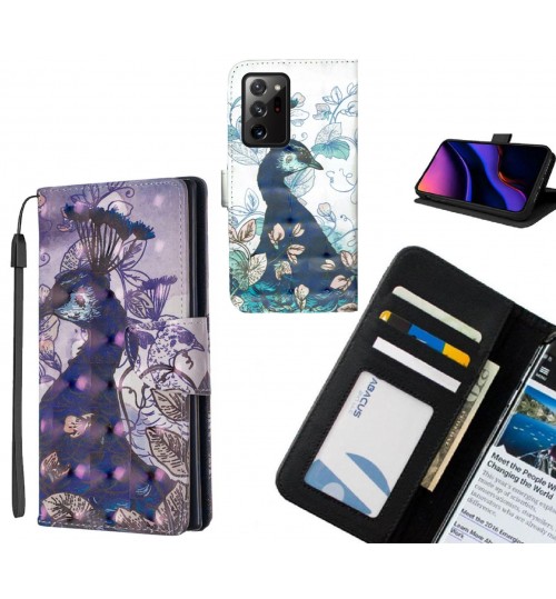 Galaxy Note 20 Ultra Case Leather Wallet Case 3D Pattern Printed