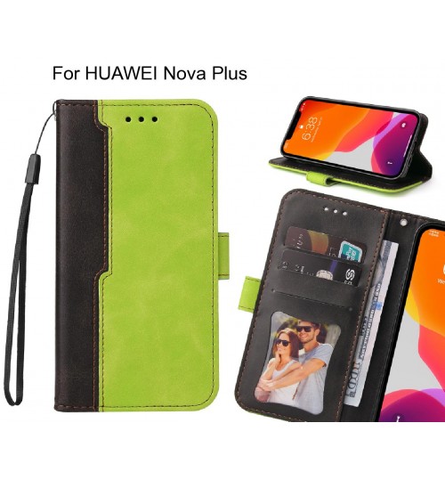 HUAWEI Nova Plus Case Wallet Denim Leather Case Cover