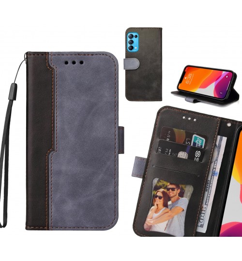 Oppo Find X3 Lite Case Wallet Denim Leather Case Cover