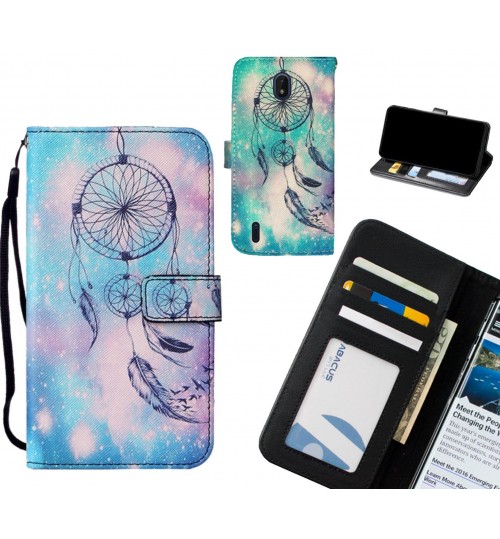 Nokia C01 Plus case leather wallet case printed ID